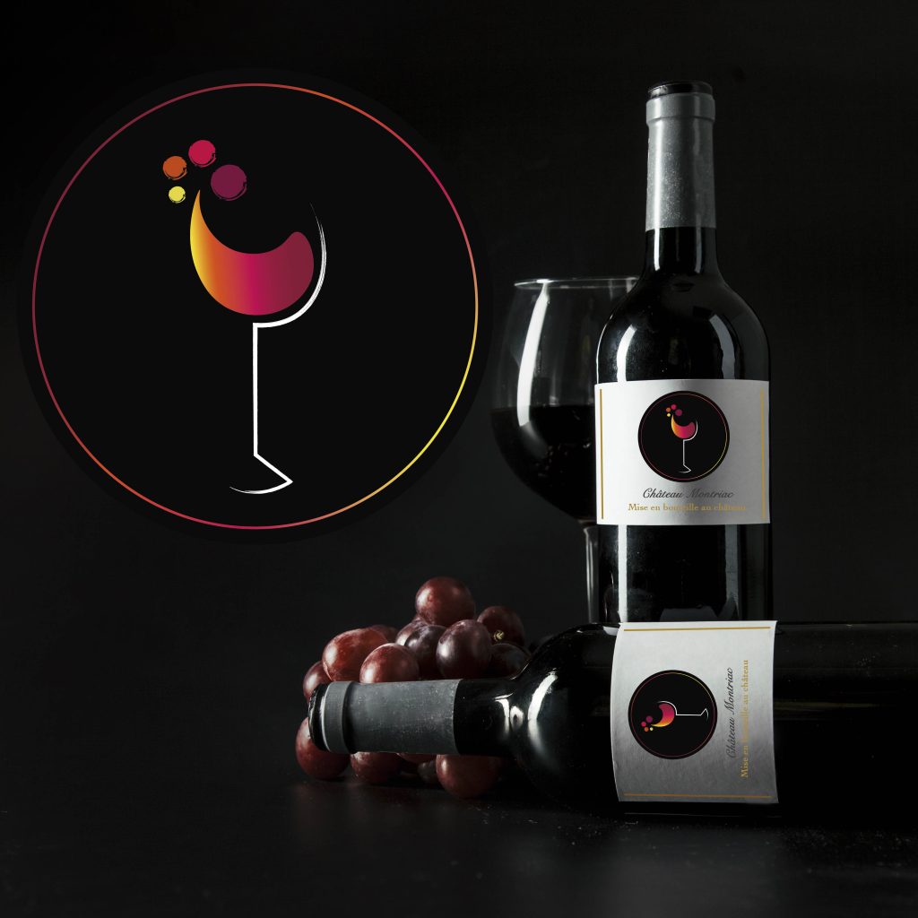 Logo bouteille de vin ( étude de cas )