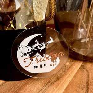 Boule de noël personnalisée